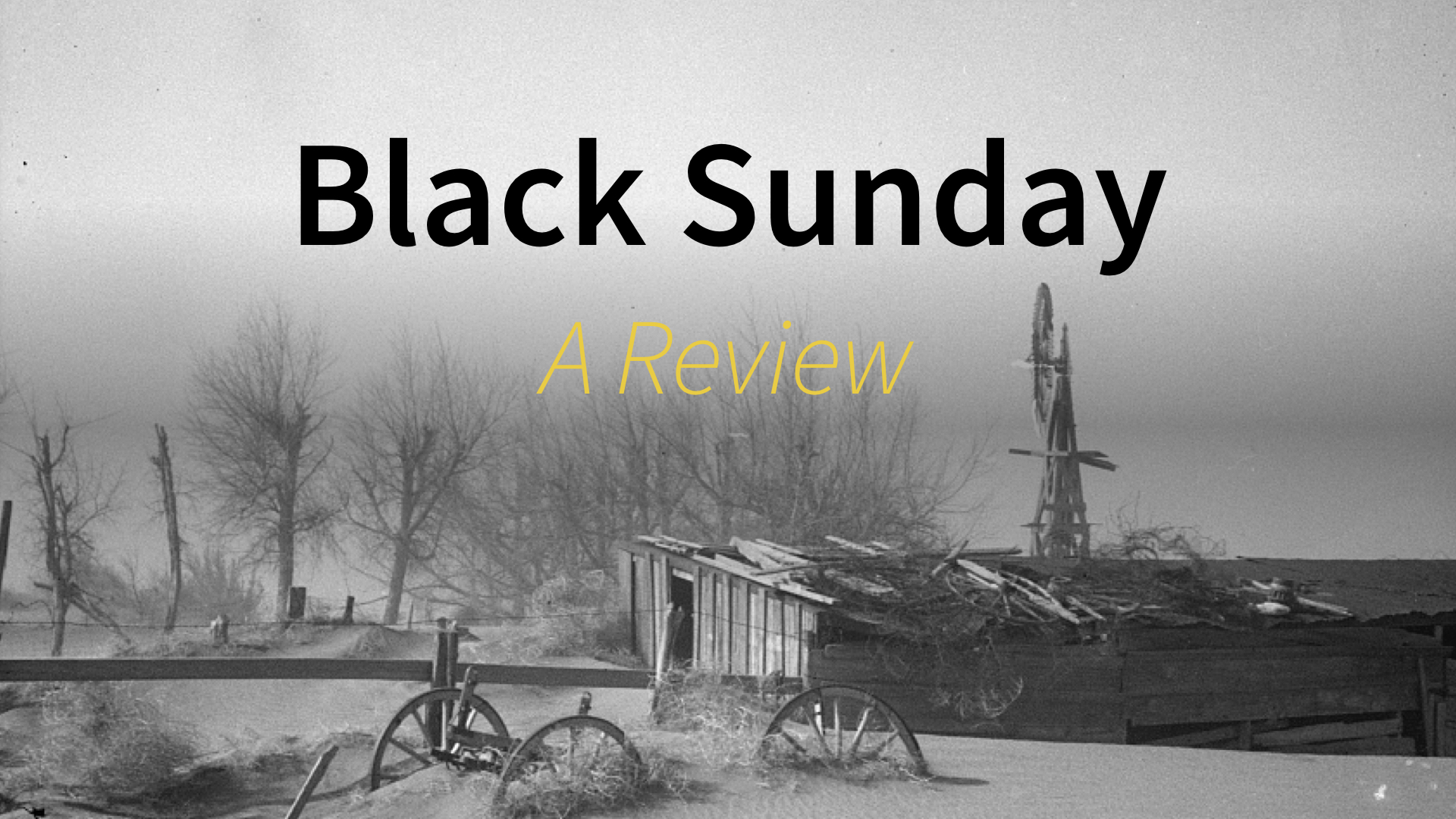 Black Sunday: A Review - Forefront